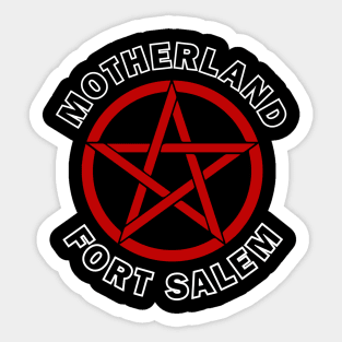 Motherland Fort Salem - Outline Font Sticker